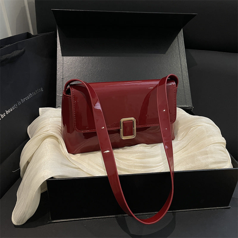 Elegant Patent Leather Handbag