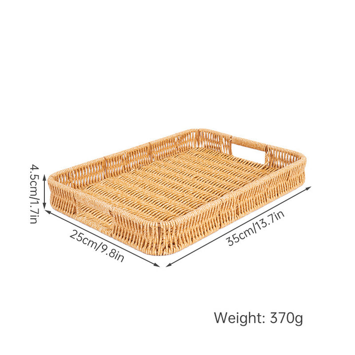 Rectangular Woven Serving Tray Stornfield