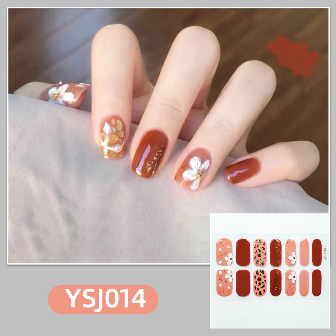 Artistic nail decoration with glitter details Stornfield