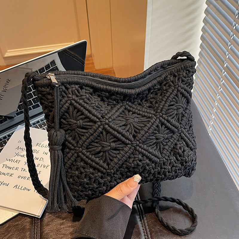 Bohemian Macrame Clutch Bag