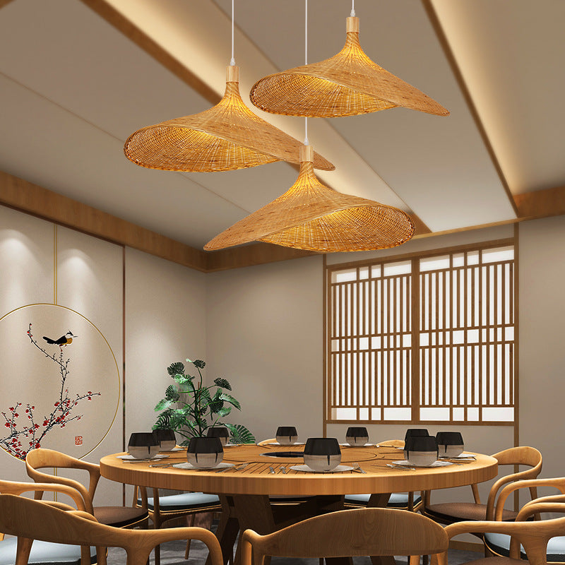 Artistic Wave-Designed Pendant Light