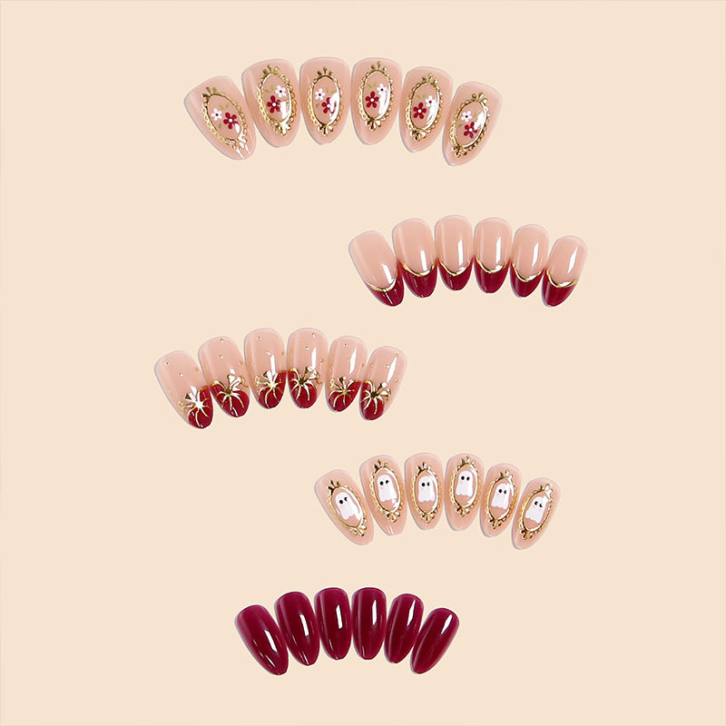 Artful nail tips with autumn design Stornfield