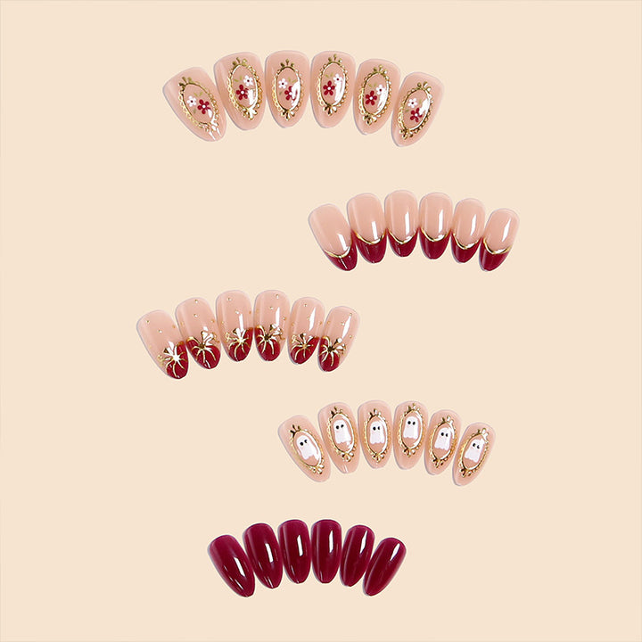 Artful nail tips with autumn design Stornfield