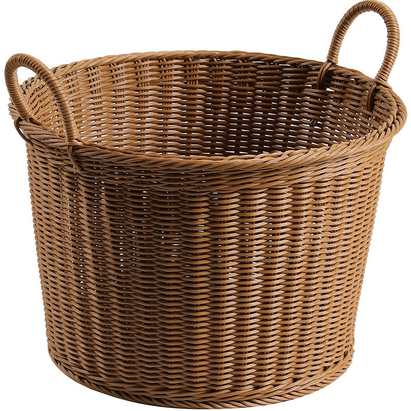 Handwoven Decorative Storage Basket with Ergonomic Handles Stornfield