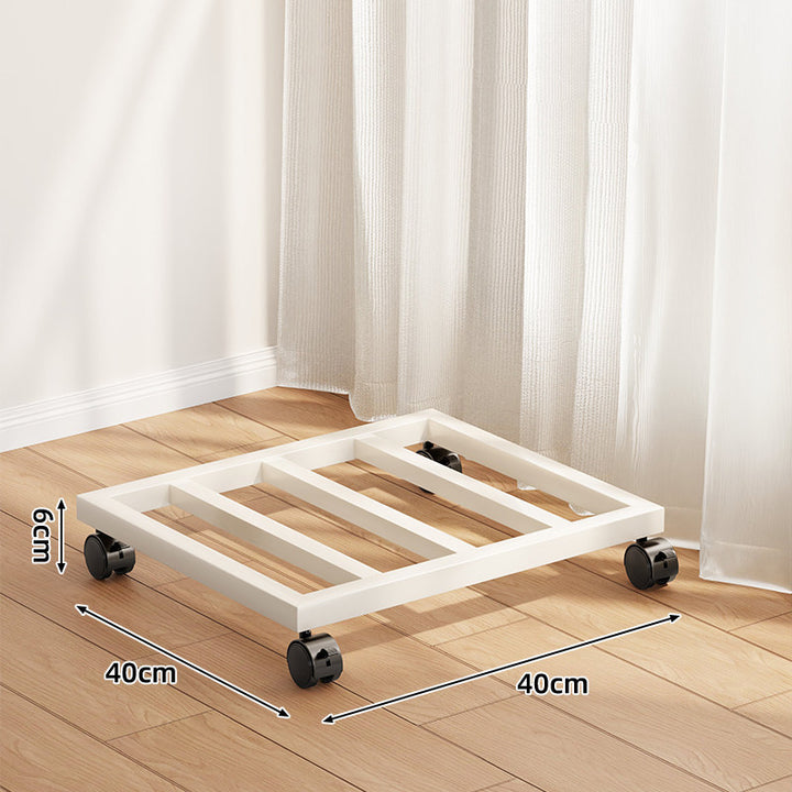 Low-Profile Round Plant Pot Dolly with 360° Swivel Casters