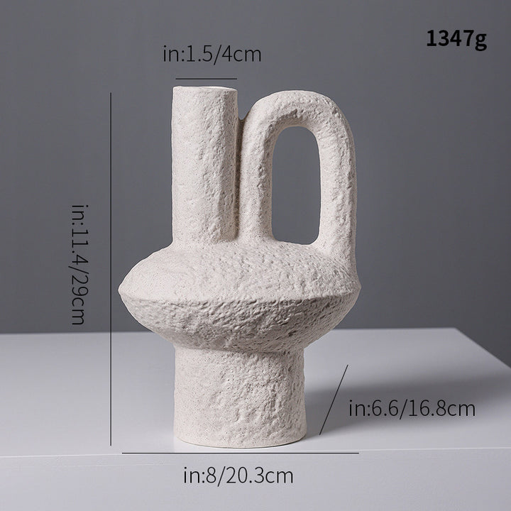 Artistic Stoneware Decorative Vase