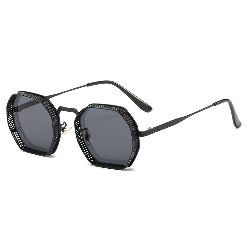 Women’s sunglasses with unique octagonal metal frame Stornfield