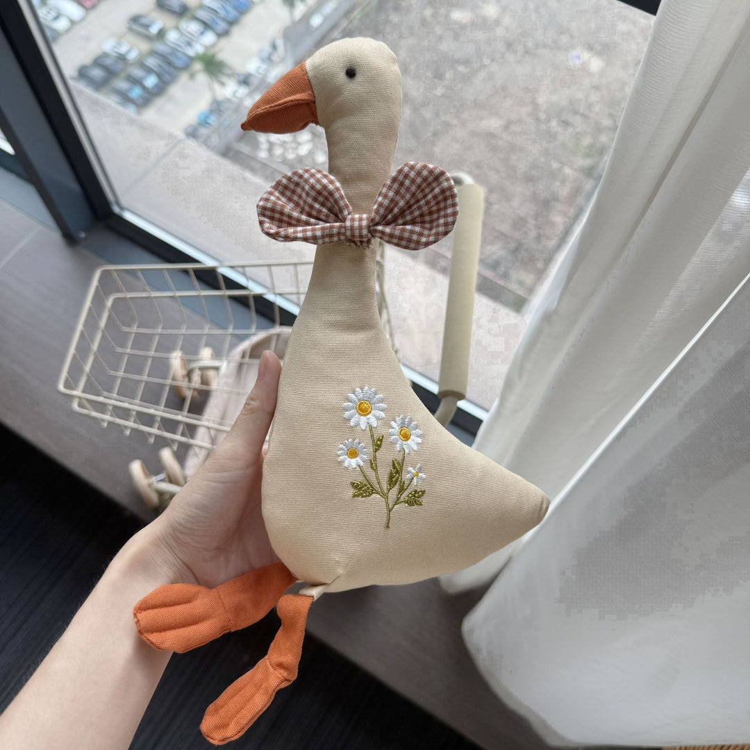 Soft Linen Superhero Mouse Plush with Detachable Cape