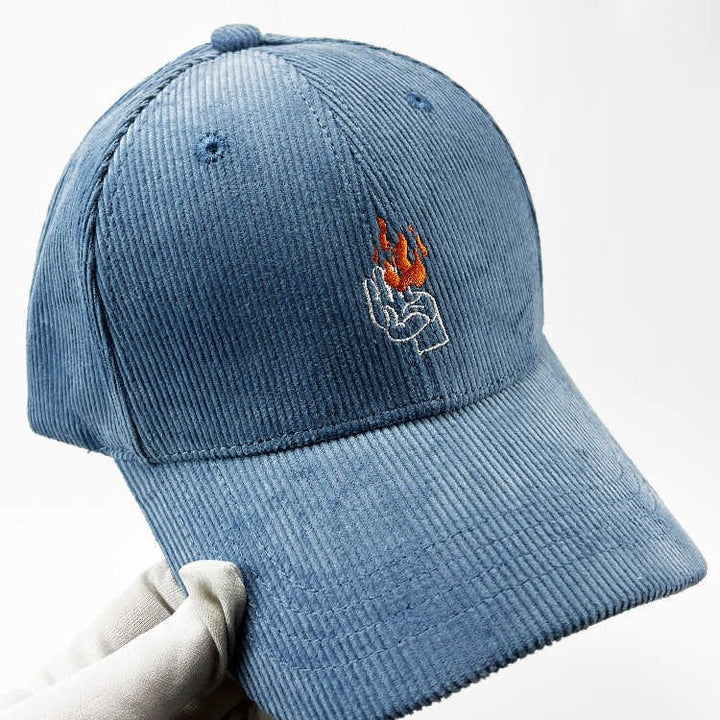 Men's Corduroy Graphic Baseball Cap Stornfield