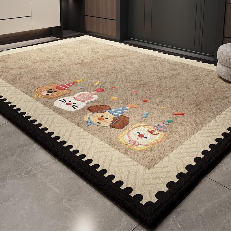 Cat-Themed Decorative Area Mat