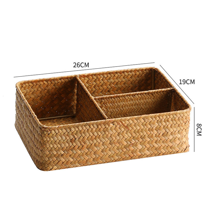 Unisex Practical Storage Basket with Three Compartments Stornfield