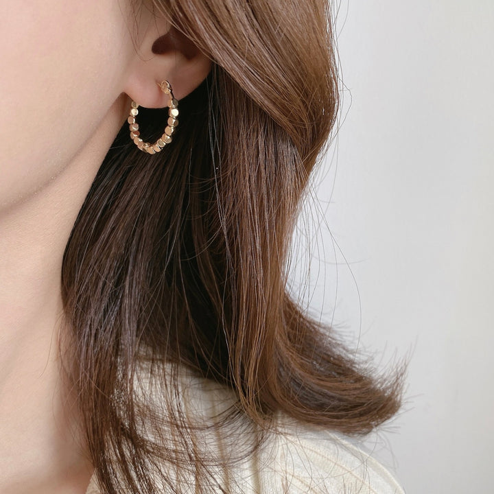 Elegant Hoop Earrings with Sparkling Crystals Stornfield