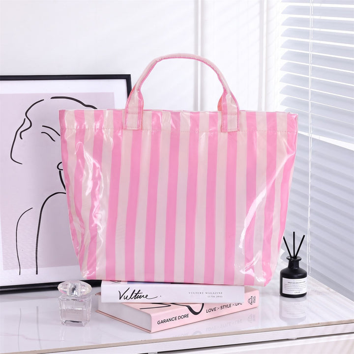 spacious Stripe Beach Bag Stornfield