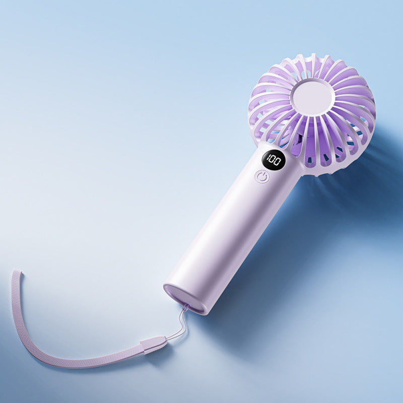 Ladies portable high-speed handheld fan with digital control Stornfield