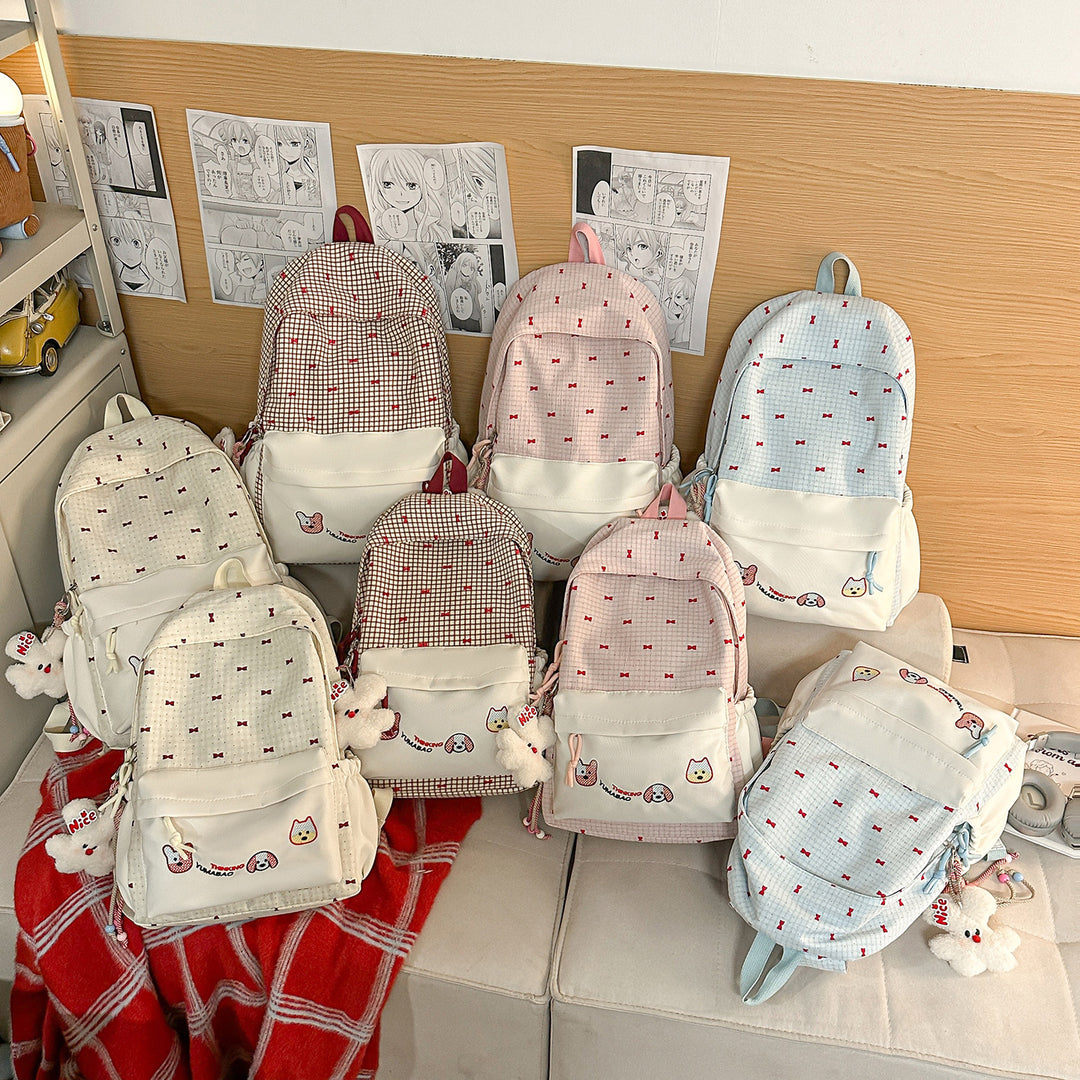 Cute Bow-Embellished Backpack Stornfield