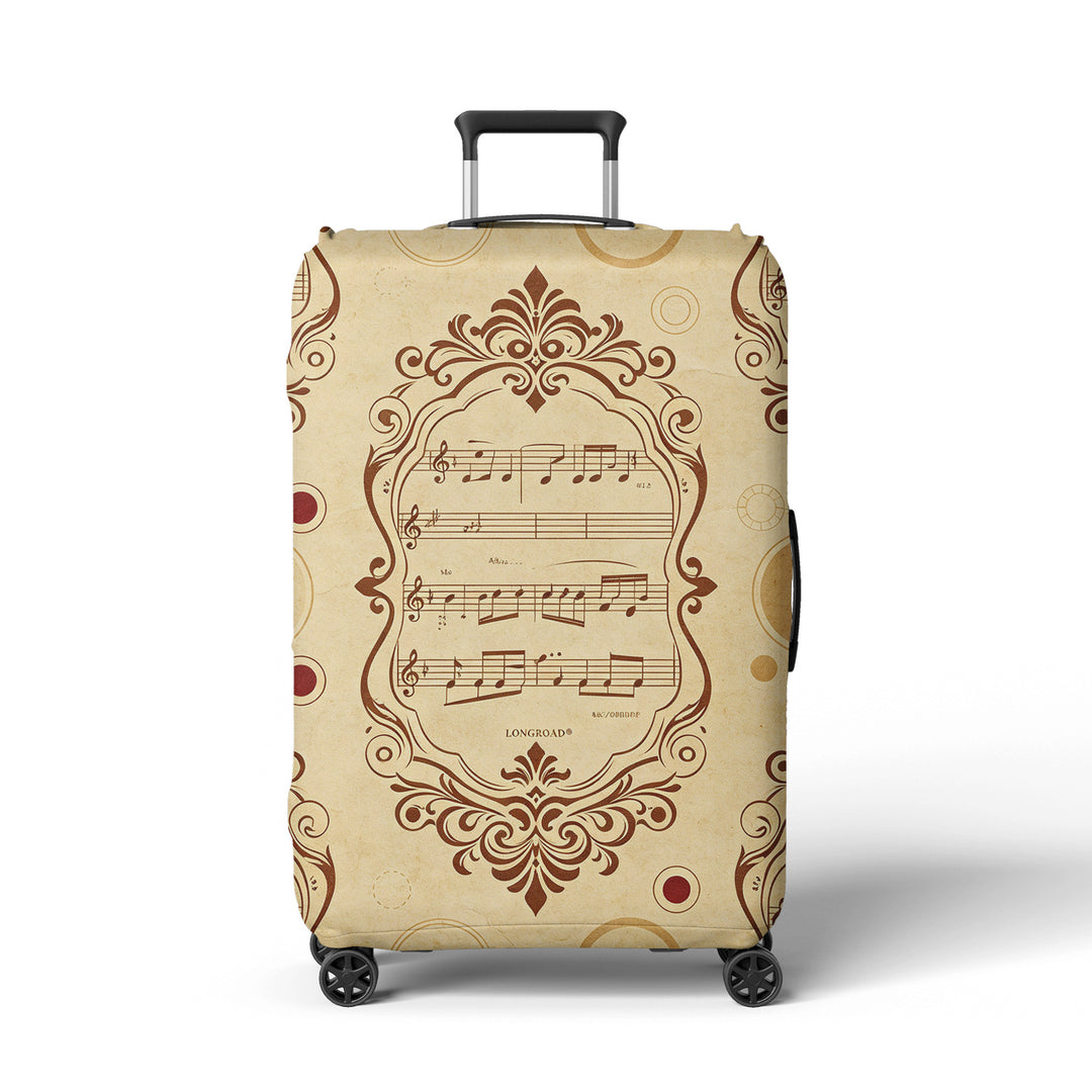 Women's suitcase with unique hand-drawn design Stornfield