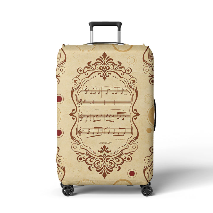 Women's suitcase with unique hand-drawn design Stornfield