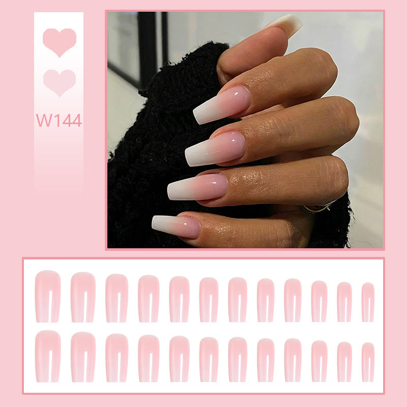 Artificial nail set in modern ombre design Stornfield