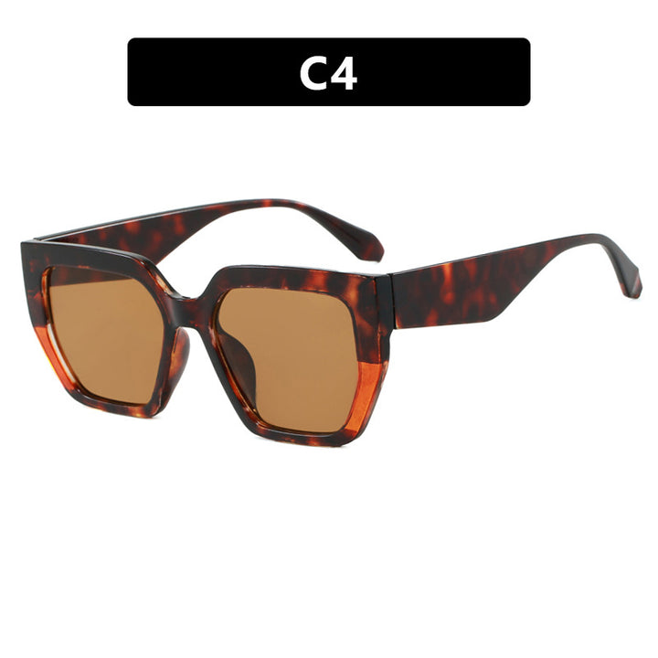 Women's geometric glasses in stylish tortoiseshell pattern Stornfield