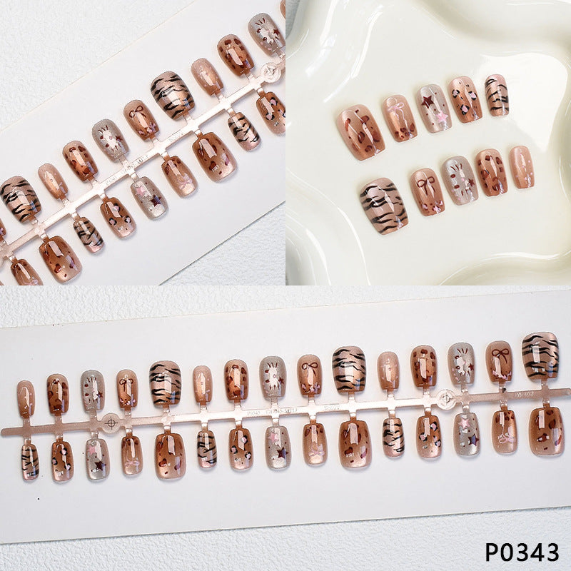 Playful Animal Print Press-On Nail Set Stornfield