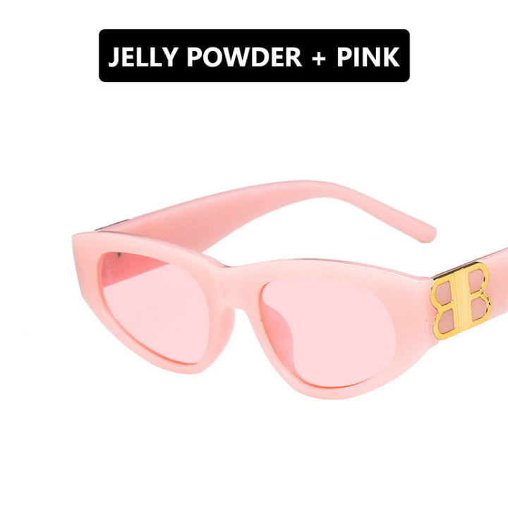 Ladies stylish cat-eye sunglasses with modern leopard pattern Stornfield