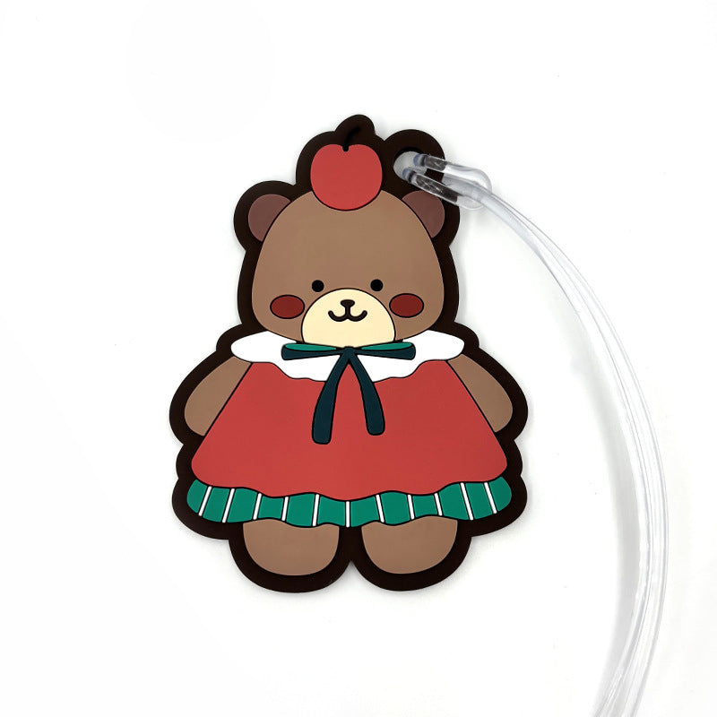 Unisex Cute Bear Luggage Tag Stornfield