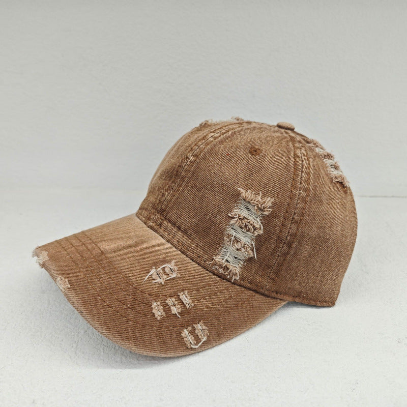 Women's Distressed Casual Denim Baseball Cap Stornfield