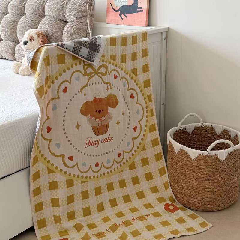 Cotton Muslin Decorative Duck Swaddle Blanket