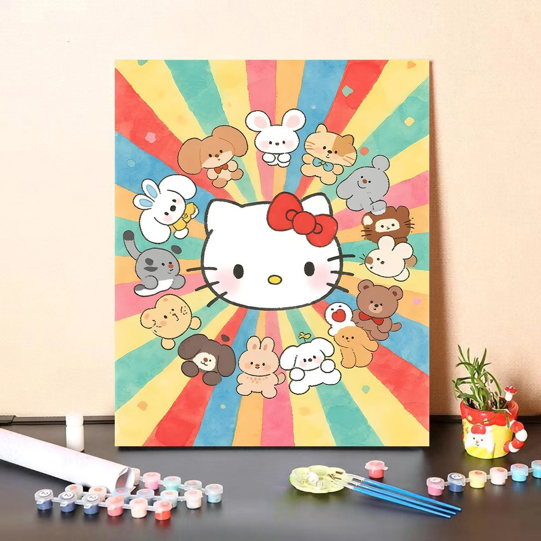Cute Character Paint by Numbers Canvas Art Kit Stornfield