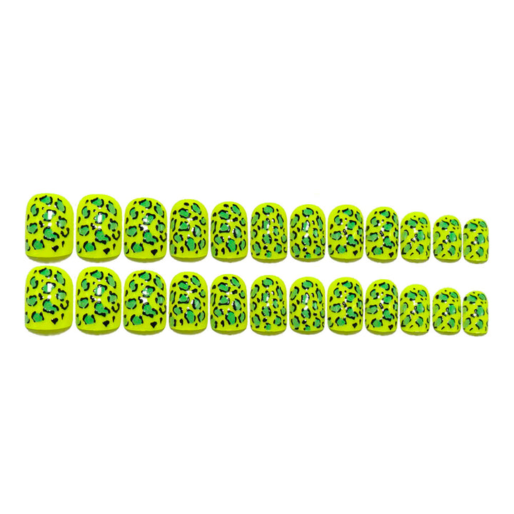 Artificial nails with animal leopard pattern Stornfield
