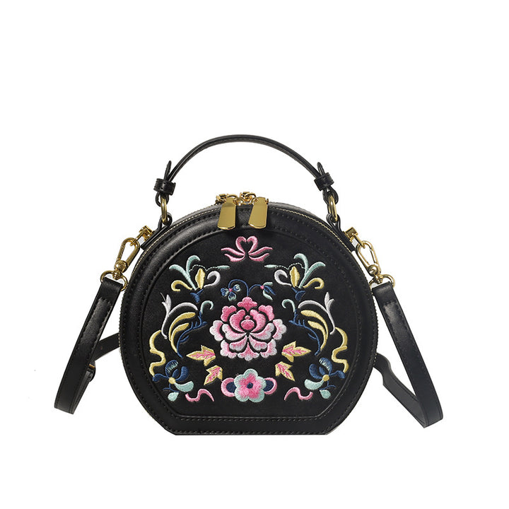 Vintage Floral Embroidered Handbag Stornfield