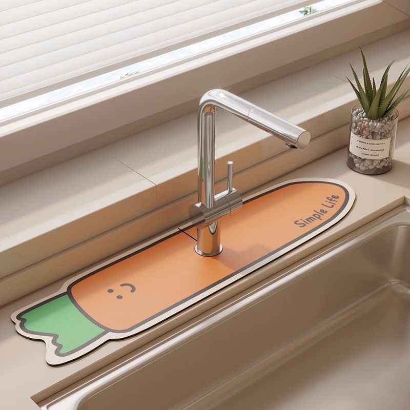 Crocodile-Themed Kitchen Sink Mat Stornfield