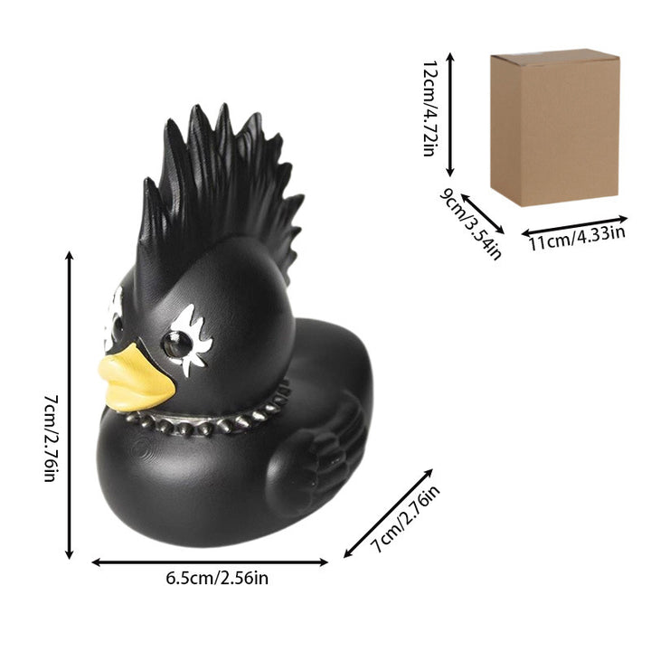 Decorative rubber duck with stylish haircut Stornfield