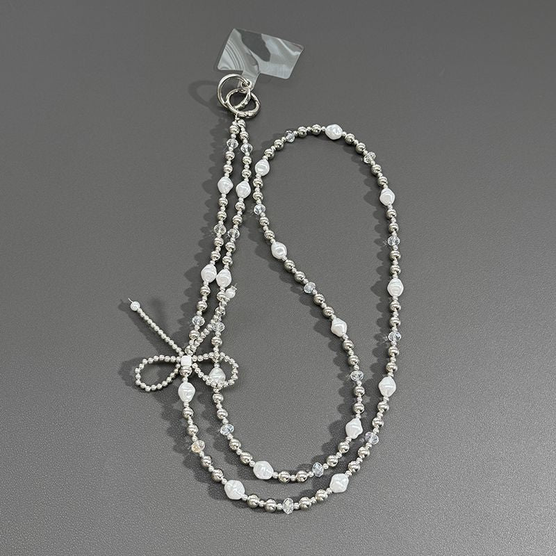 Elegant Pearl Beaded Lanyard Stornfield