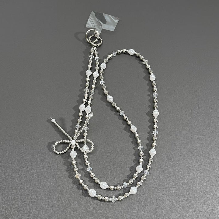 Elegant Pearl Beaded Lanyard Stornfield