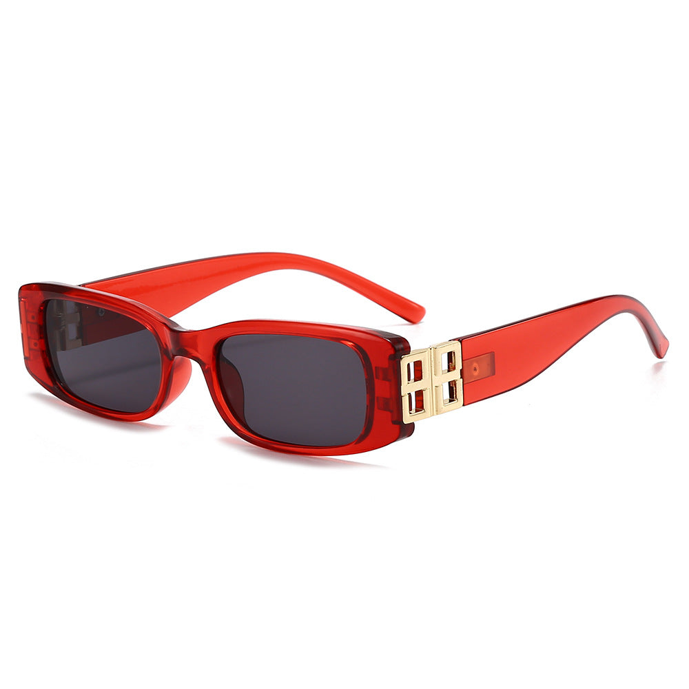 Ladies' fashionable sunglasses with luxurious gold-colored accent Stornfield