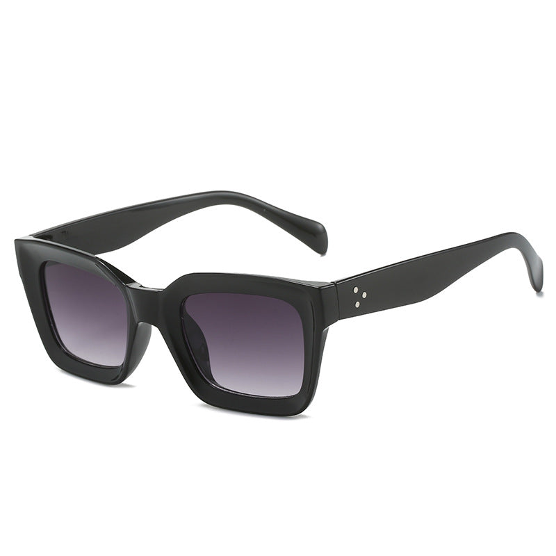 Ladies fashionable square sunglasses with elegant, wide frame Stornfield