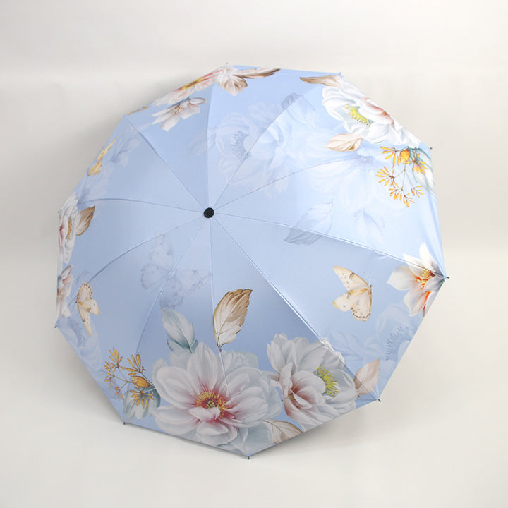 Women's umbrella with floral patterns and UV protection Stornfield