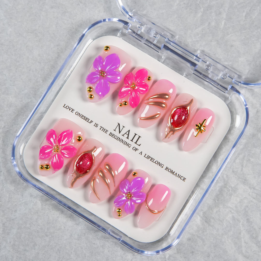 Floral Nail Art Set