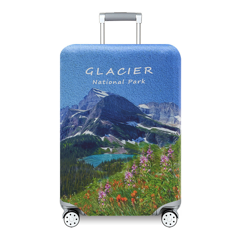 Unisex nan Kids Luggage Cover for Hard Shell Suitcases with Fun Space Design made of Elastic Polyester-Spandex Stornfield