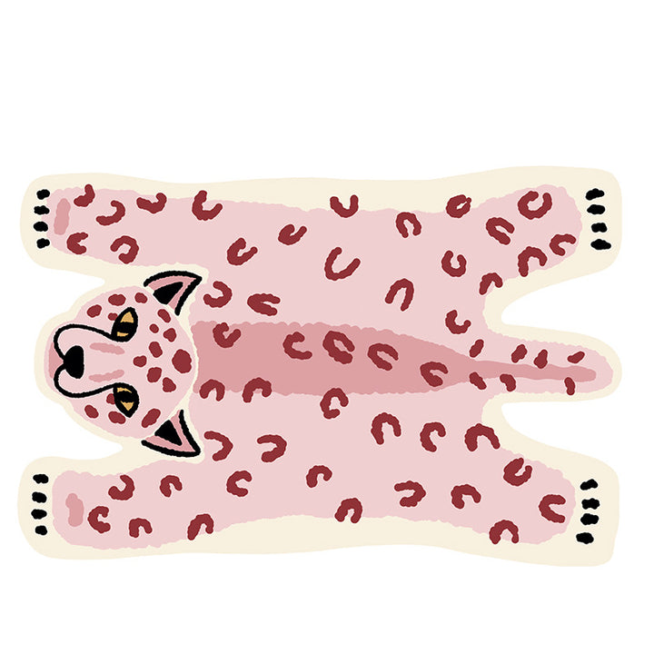 Playful Animal Design Bath Mat