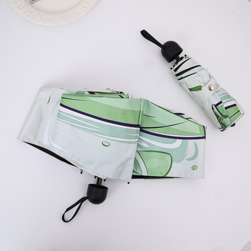 Women’s creative folding umbrella with playful motif Stornfield