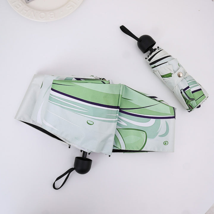 Women’s creative folding umbrella with playful motif Stornfield