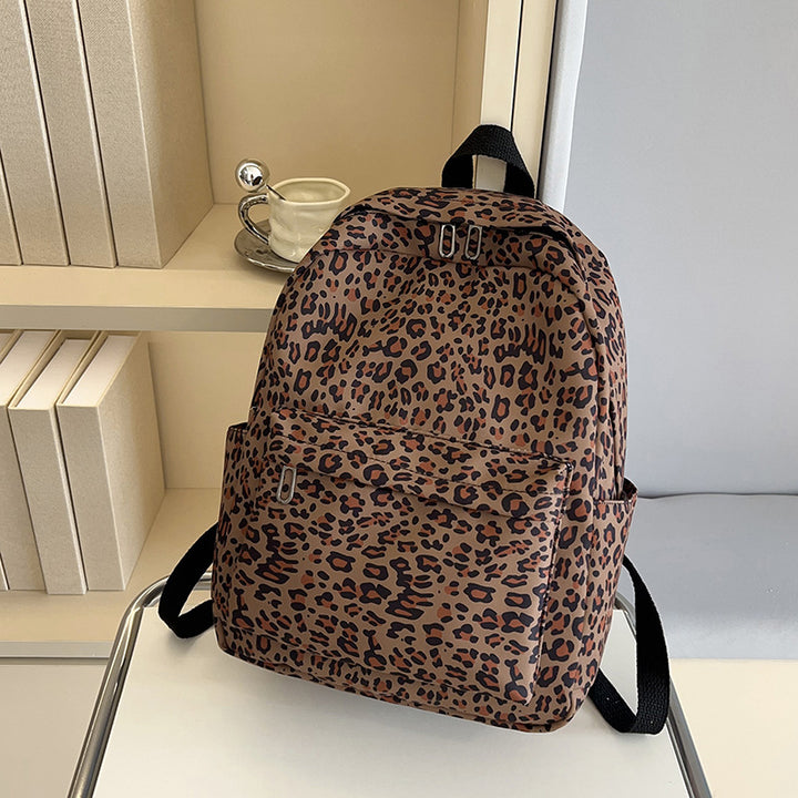 Stylish Backpack in Leopard Print Stornfield