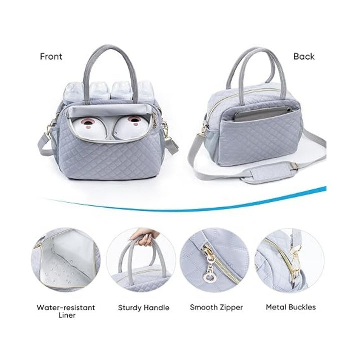 Multifunctional cooler bag with insulated interior compartment Stornfield