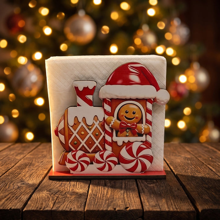 Christmas decoration with gingerbread house motifs Stornfield