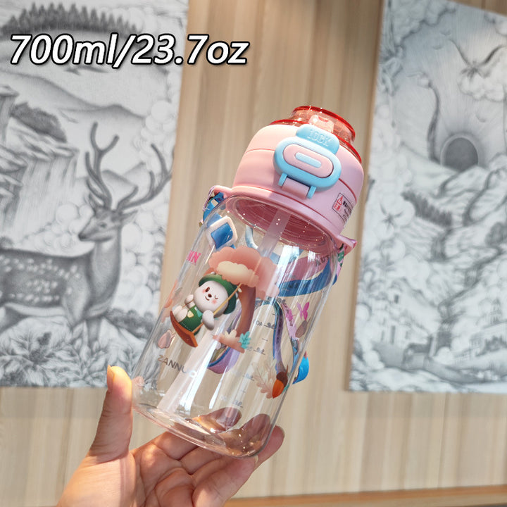 Women's creative water bottle with secure locking mechanism Stornfield