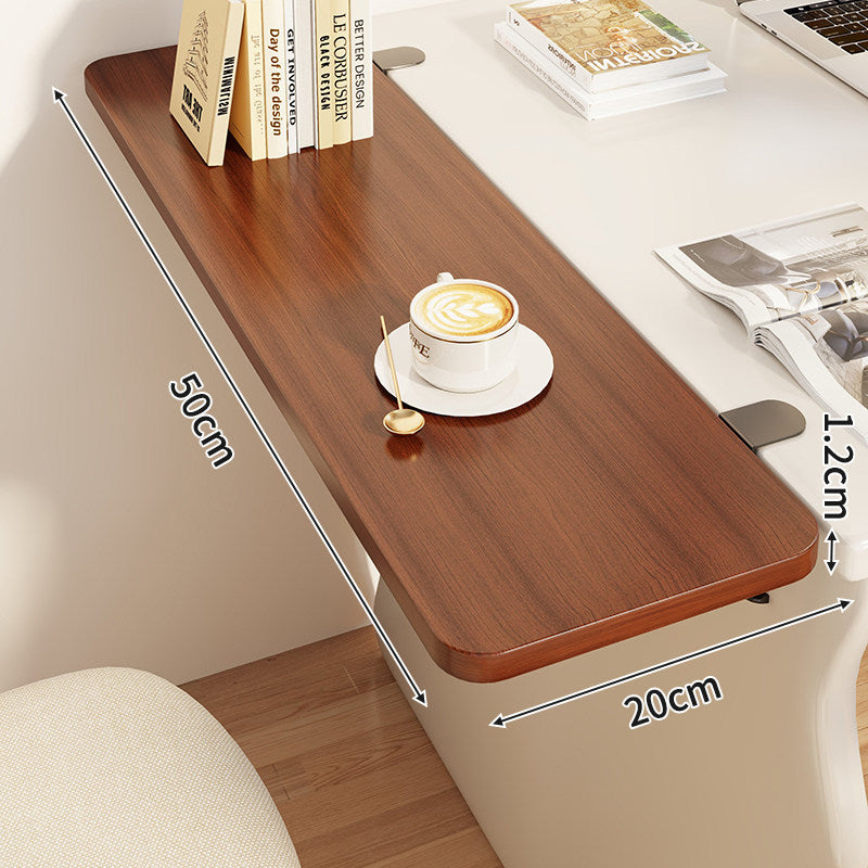 Compact Wall-Mounted Foldable Clamp-On Desk Shelf