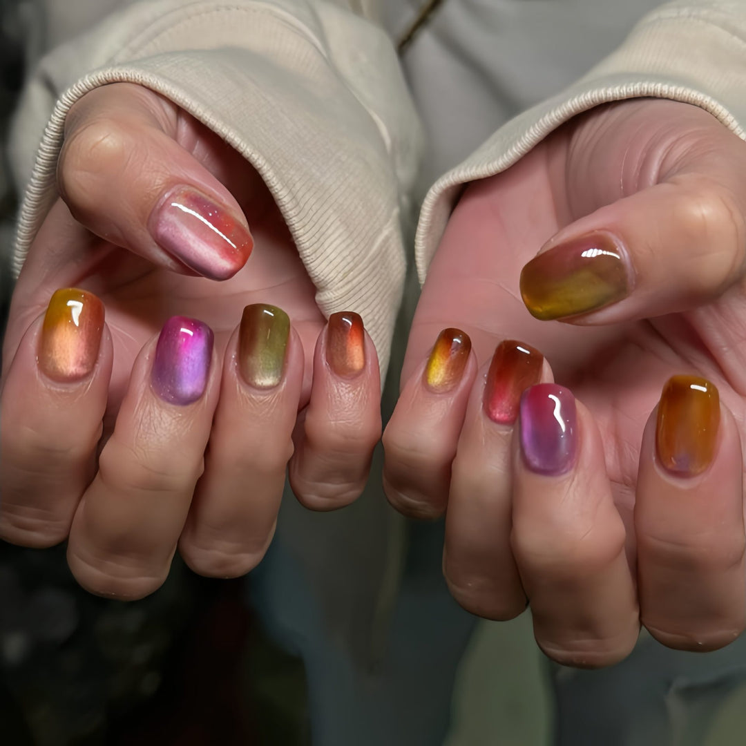 Gradient Ombre Press-On Nail Collection Stornfield