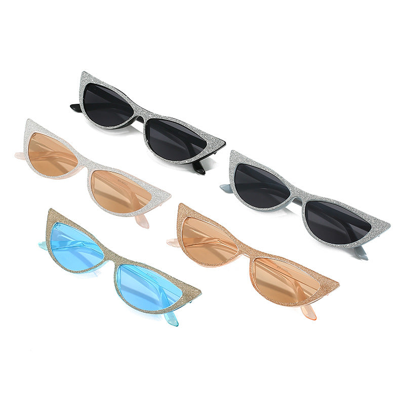 Women's Cat-Eye Sunglasses with Glittering Frame Stornfield